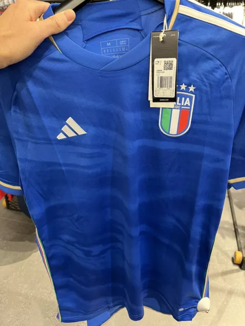 MAGLIA CALCIO NAZIONALE Italiana Adidas 23 24 Taglie M L EUR 29