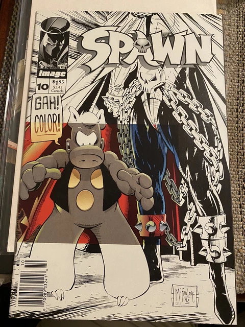 SPAWN #10 Newsstand Edition 1993 Image Comics Todd McFarlane Cerebus VF/NM