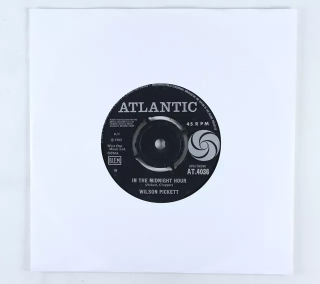 Wilson Pickett - In The Midnight Hour - 1965 Uk Vinyl 7 45 Rpm Single - Ex/Vg+