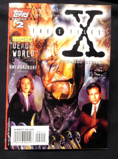The X-Files Comics Digest #2 April 1996 New Unread Ray Bradbury Mulder Amricons
