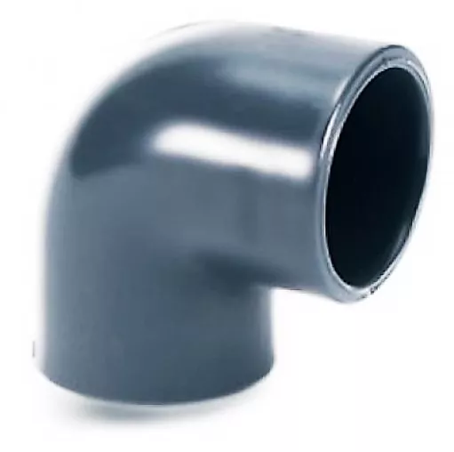 1½" x 90 DEGREE ELBOW - Solvent Weld Pressure Pipe (PVC/ABS) - Plain Elbow/Bend