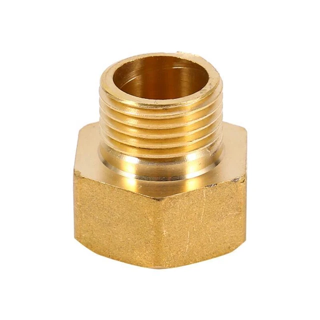 Brass Pipe Reducer Connector 1/2BSPT Male to 3/4BSPT Female Thread Fittings