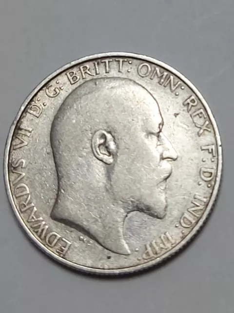 1906 Edward VII Florin Silver Coin