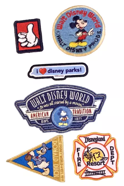 Lot Of 6 Small  Mickey Mouse Walt Disney World  Di151