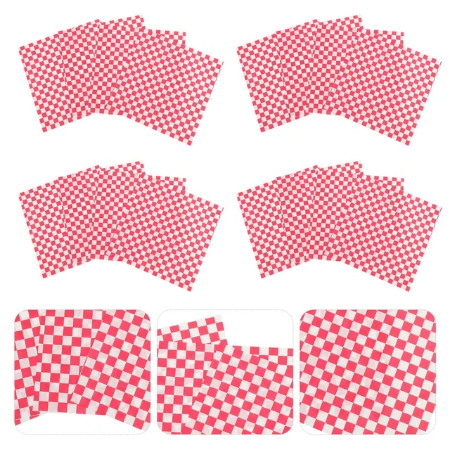 50 Sheets Food Wrapping Paper Sandwich Paper Cake Wrappers Greaseproof Paper