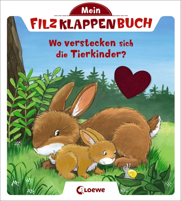 Mein Filzklappenbuch - Wo verstecken sich die Tierkinder? Antje Flad