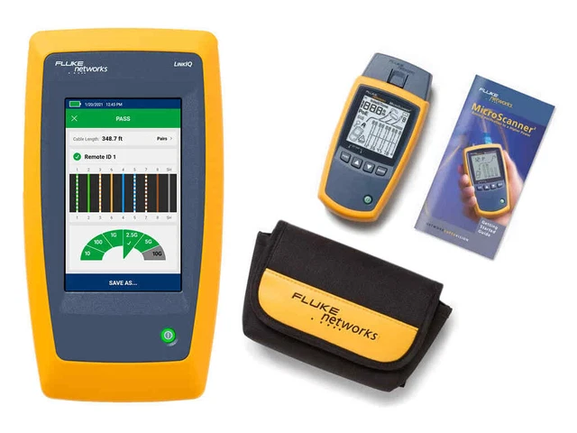 Fluke LinkIQ Kit 3 - Fluke LIQ-KIT LinkIQ Cable+Network Tester Kit and MS2-100