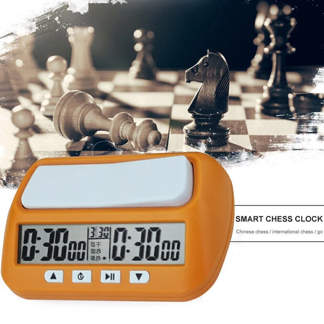 Rtppyakk Orologio da Scacchi con Timer Digitale Avanzato per Scacchi Orologio da Tavolo con Conto alla Rovescia