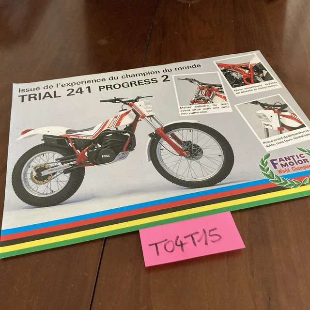 Stickers Adhésifs Fantic Trial 303 - Neuf Origine Italie