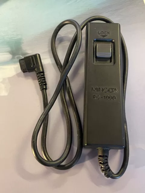 Minolta FABRICANTE DE EQUIPOS ORIGINALES RC-1000 liberación remota Maxxum Sony Dynax 7000 9000 xi si A100 A99