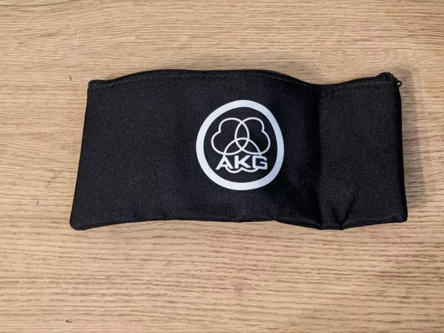 Soft pouch ONLY AKG P3S P5S microphone vocal mic P3 P5 black carry case zip bag