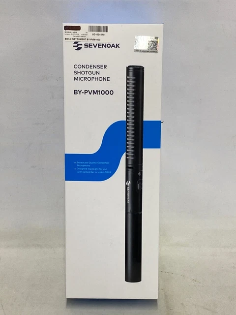 Sevenoak By-Pvm1000 Condenser Shotgun Microphone For Camcorder Dslr  (Ud1024519)