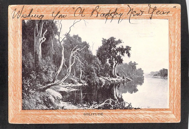C6444 Australia Solitude PU1907 Adelaide to Glenelg state stamp Siddall postcard