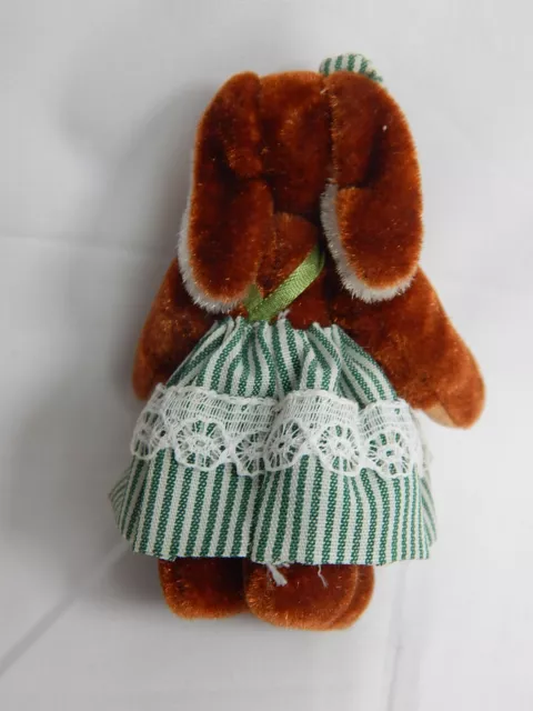 World Of Miniature Bears Dollhouse Miniature 2.75" Bunny Rabbit #639 Closeout 2