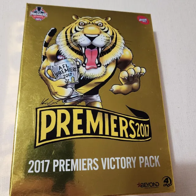 Richmond Tigers 2017 Premiers Victory Pack : (DVD, 4-Disc Set AFL