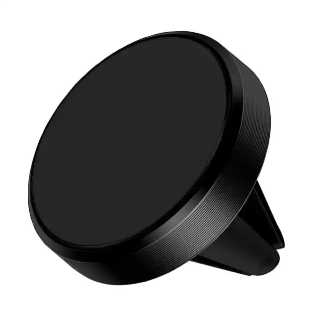 Mini Soporte Magnetico para Rejilla de Coche con Iman Potente Telefono GPS Negro