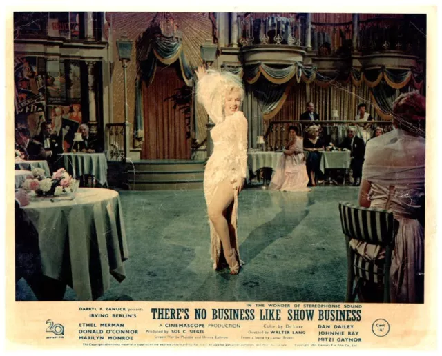 There's No Business Like Show Business Original Lobby Card 1954 Marilyn Monroe