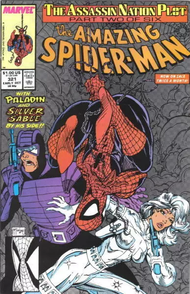 the Amazing Spider-Man Comic Book #321 Marvel Comics 1989 VERY HIGH GRADE UNREAD