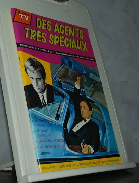 Lot De 15 Photos Argentiques D'époque De La Série TV "Des Agents Très Spéciaux" (1964) - Collection Nostalgie