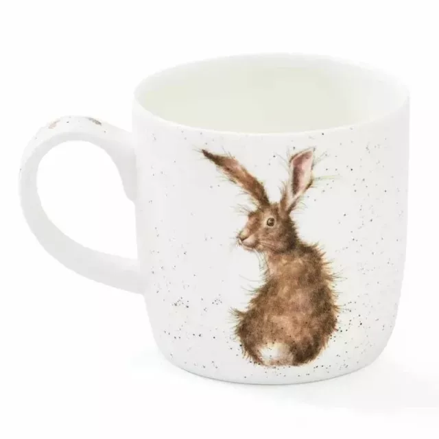 Royal Worcester Wrendale Designs The Hare and the Bee Mug (Hare) - Free P&P