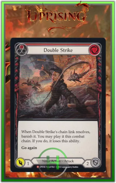 Double Strike Red - FAB:Uprising - UPR160 - Carte Officielle Anglaise