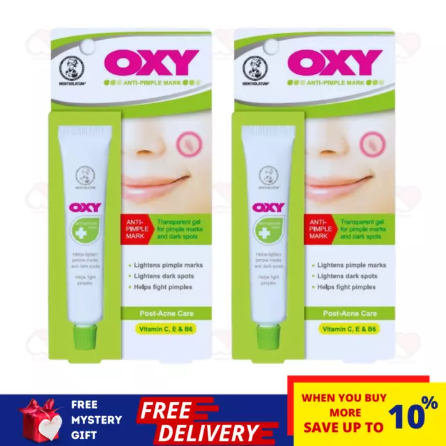 2 Box OXY Anti-Pimple Mark & Dark Spots Post Acne Care Gel 18g LIVRAISON...