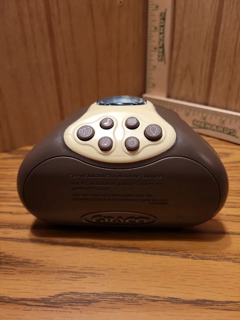Graco Pack N Play Crib Soother Nature Sound Light Music White Noise Light Timer