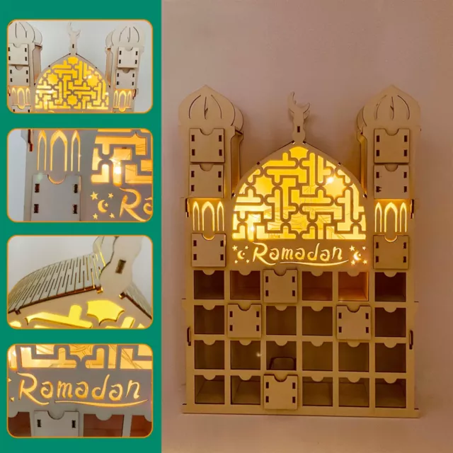 Handgefertigter Ramadan-Adventskalender aus Holz inspiriert Kreativität und Fan