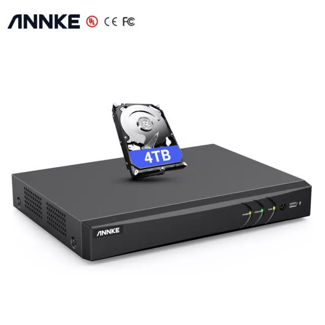 ANNKE 8 Channel 5in1 DVR 8MP 4K Überwachungskamera Video Recorder Fernzugriff