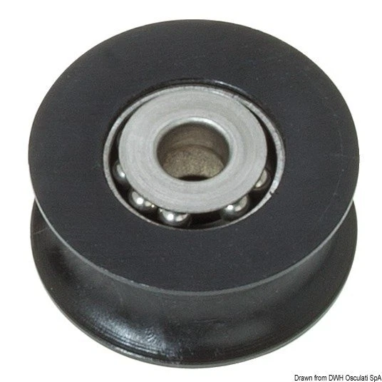 Poulie En Delrin Sur Billes Inoxydable MM 28 Ø 8 Marque Osculati 55.244.02