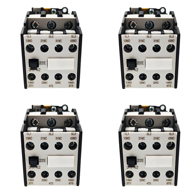 4PCS 3TF42 Contactor 120V coil 16A replace Siemens Contactor 3TF4222-0AK6 AC 3P