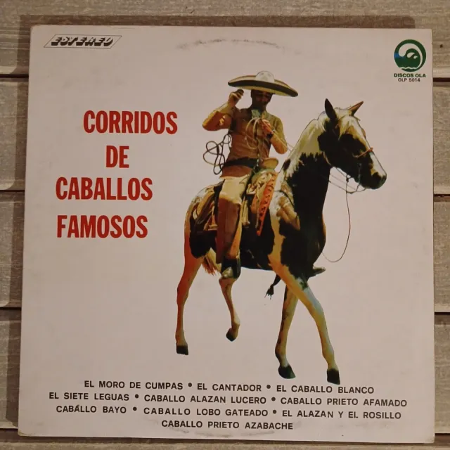 Latin Various -Corridos De Caballos Famosos- Rare Ex
