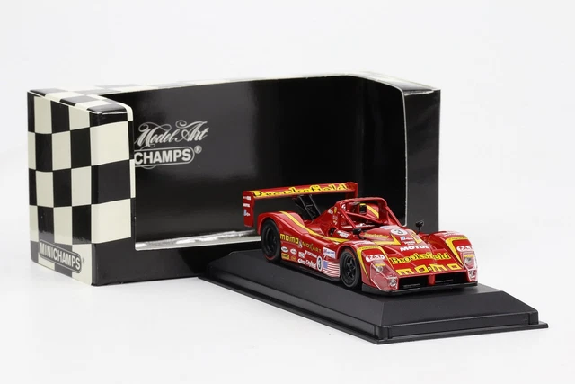 Minichamps 1/43 Ferrari 333 SP Le Mans 1998 N°12 – Modèle Réduit Voiture De Course, état Neuf Sous Vitrine