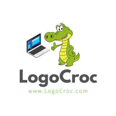 LogoCroc.com Brandable Domain Name for Logo Making Software, Web Designer, Apps