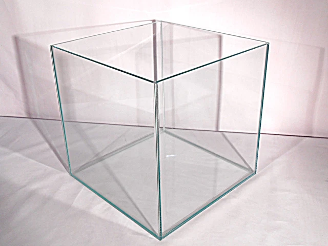New  Aquarium Cube & Rectangle Rimless Glass Fish Tank Vol.43-112L AquaLive UK