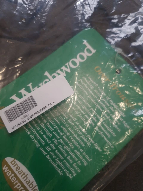 Wychwood Over Trousers Waterproof Fishing Trousers carp Green Size L FLY Trout