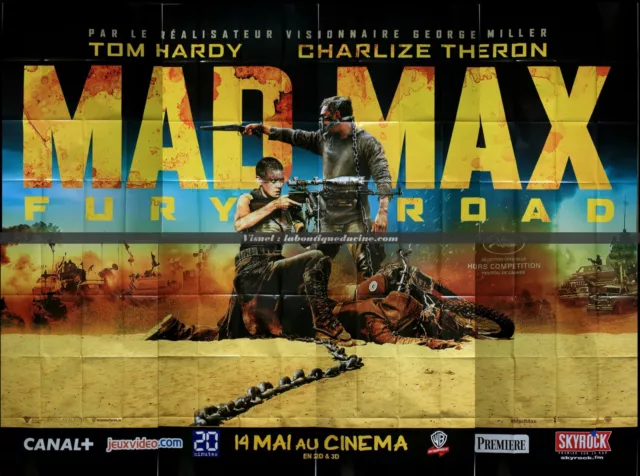 MAD MAX FURY ROAD Affiche Cinéma GEANTE 400x320 Wide Movie Poster George Miller