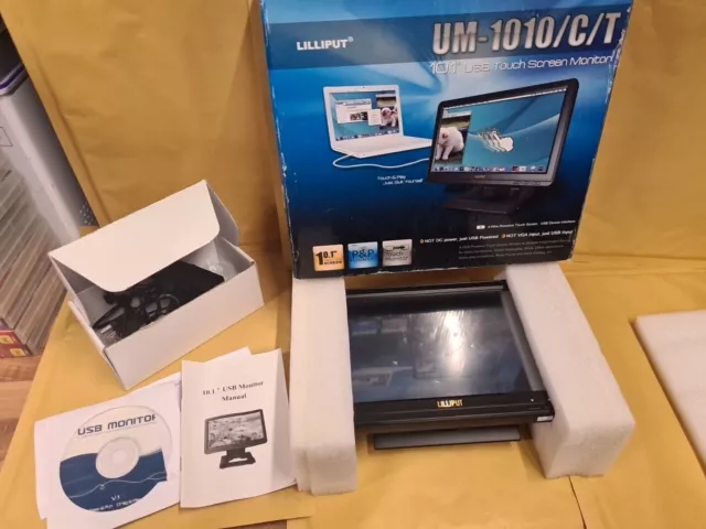 Lillput 10.1 Usb Touch Screen Monitor Um'1010/c/t