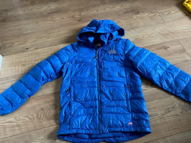 Mens North Face Puffer Jacket Nuptse hyvent 900 Summit series blue red Unisex
