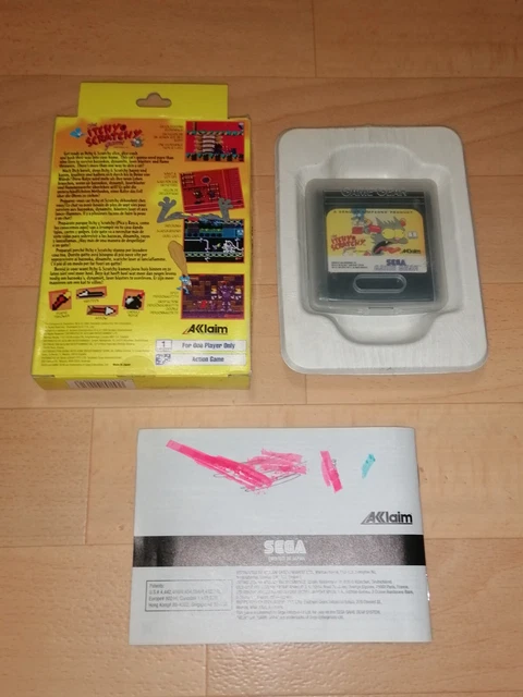 Sega Game Gear / Boîte + cale + notice / PAL - Jeux vidéo