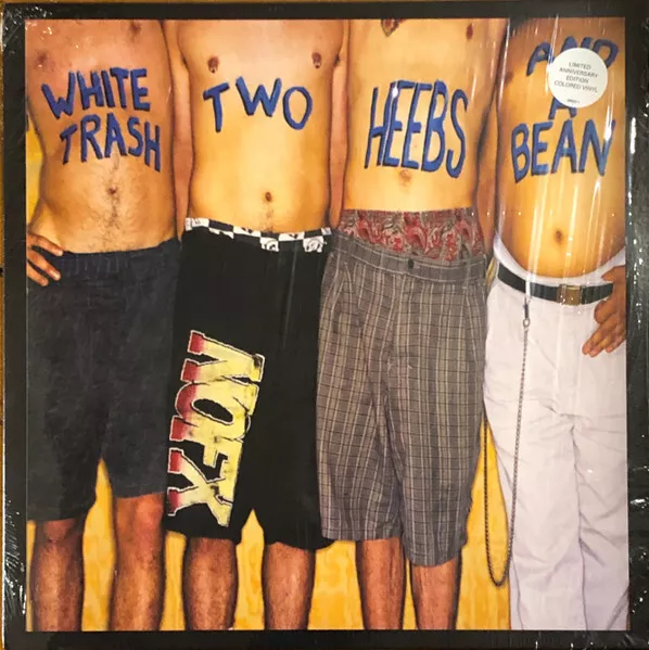 NOFX–White Trash, Two Heebs And A Bean-Vinyl Color  Blue [Sea] & Clear Cloudy