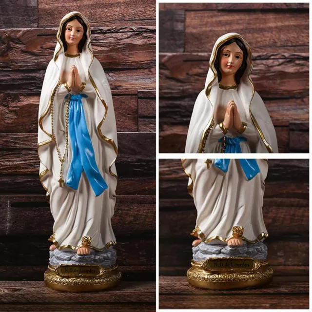 Catholic Resin Madonna Virgin Mary Statue Figure Handmade Figurine Religious