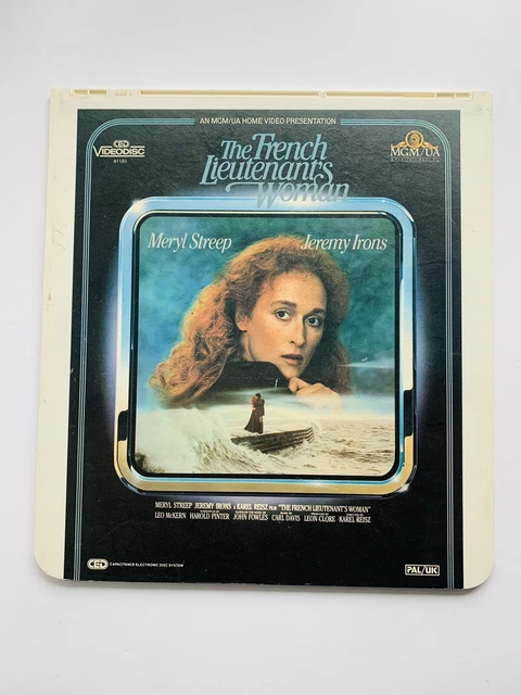 1982 The French Lieutenant’s Woman Meryl Streep Jeremy Irons CED Videodisc