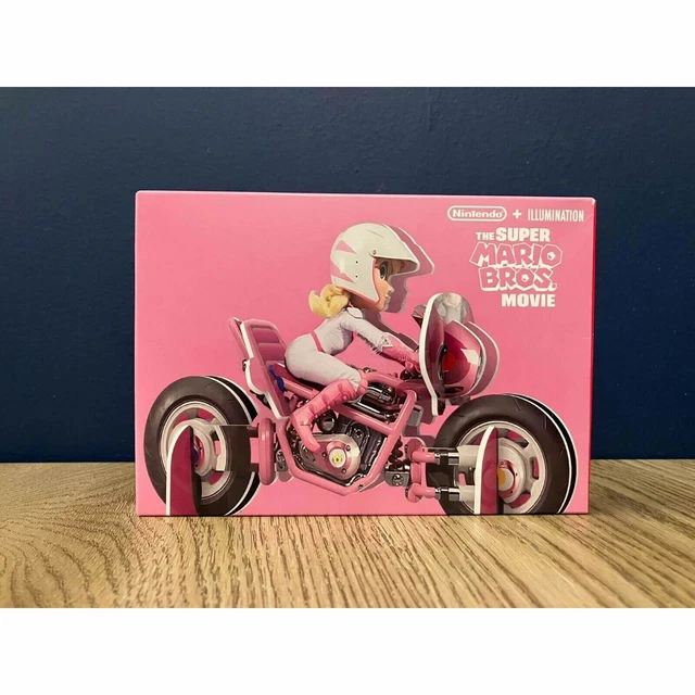 PRINCESS PEACH BIKE Super Mario Bros The Movie McDonalds Happy Meal Toy