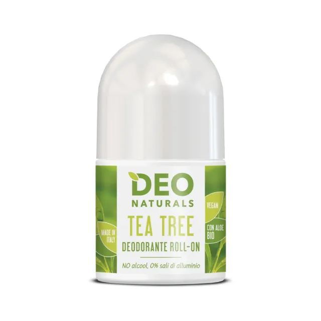 Deo Naturals Tea Tree 50ml deodorante roll-on  Optima Naturals