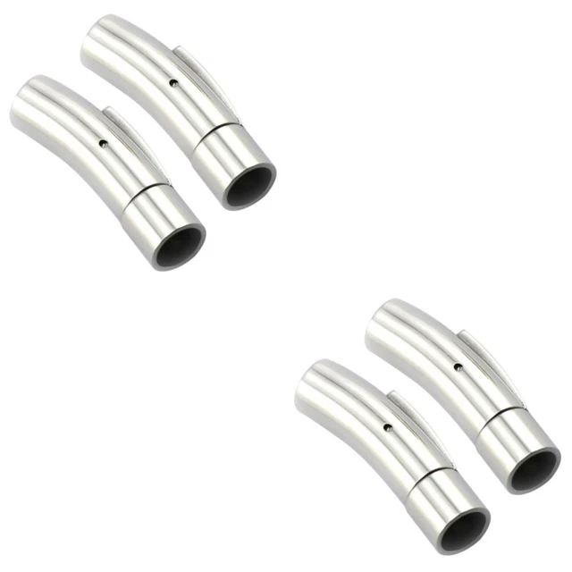 4 broches de gancho de tubo orificio suministros para hacer joyas accesorios
