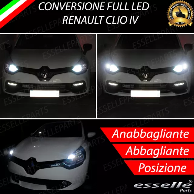 Conversione Fari Full Led Renault Clio Iv 4 6000K Led Canbus Alta Luminosita'