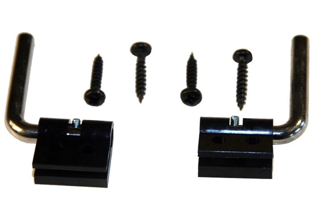 2-Pack Turntable Dust Cover Hinges – Universal Replacement Hinges For Vinyl Record Player (47x54mm, PP Material)