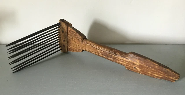 Peignes à Laine Carte à Main - Brosse à Carder En Bois - Taille S/M/L/XL - Neuf