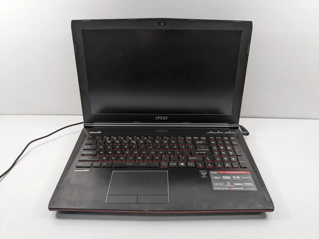MSI GE62 2QD Intel Core i7 4GB RAM - 15.6"